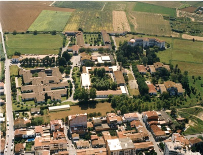 Imatge aèrea de l'antic psiquiàtric de Salt