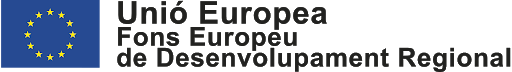 Logotip de la Unió Europea per als Fons Feder