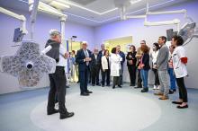 Visita al nou bloc quirúrgic de l'Hospital Santa Caterina