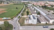 Imatge aèrea d'on anirà situat el nou Campus de Salut 