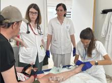 Consulta de peu diabètic a l'hospital Santa Caterina