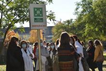 Les persones evacuades s'han concretat en el punt de reunió d'emergència del parc