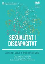 Cartell de la jornada Sexualitat i discapacitat 