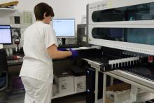 Professional al laboratori. 