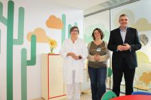 De dreta a esquerra. Pau Jordà, gerent de l'Espai Gironès, Àngels Morales, gerenta de l'IAS i Susagna Ribas, Supervisora d'Infermeria Materno Infantil