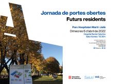 Portada del programa de les jornades de portes obertes als futurs residents