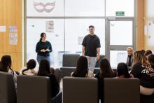 Sessió de grup a la Unitat de Trastorns Conducta Alimentària (UTCA)