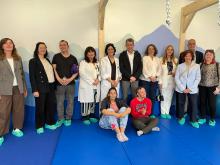 Moment de la inauguració de la Sala d'Integració Sensorial