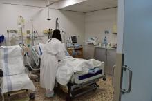 Imatge de la Unitat de Cures Intensives de l'Hospital Santa Caterina