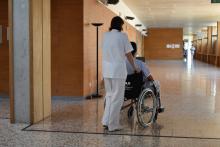 Acompanyament de pacient al centre sociosanitari del parc hospitalari Martí i Julià