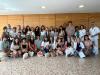 Foto de família amb els nous residents 