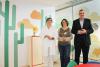 De dreta a esquerra. Pau Jordà, gerent de l'Espai Gironès, Àngels Morales, gerenta de l'IAS i Susagna Ribas, Supervisora d'Infermeria Materno Infantil
