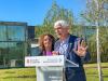 El conseller de Salut anuncia avui als jardins del Parc Hospitalari que el Govern autoritzarà dimecres 25,3 milions d’euros per a l’inici del projecte arquitectònic assistencial del Campus de Salut de la Regió Sanitària Girona