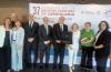Representants de la Fundació Daniel Bravo, l'ICS, l'IAS i la societat científica